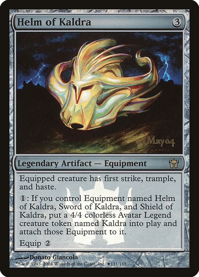 Helm of Kaldra 131 (Prerelease Cards)  - Foil | Good Games Adelaide SA