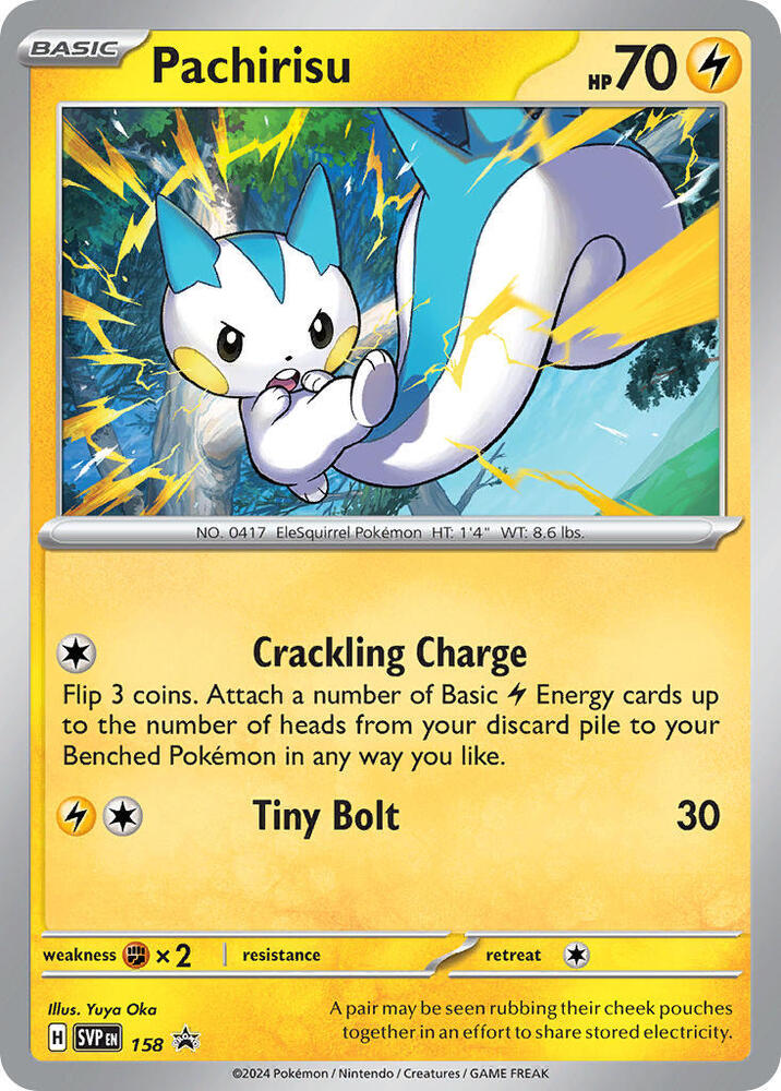 Pachirisu 158 (SV: Scarlet & Violet Promo Cards)  - Holofoil | Good Games Adelaide SA