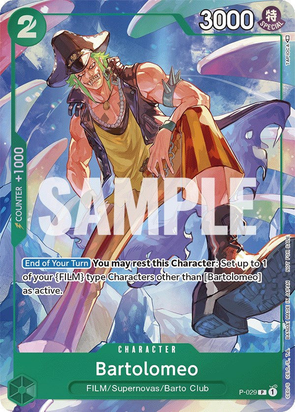 Bartolomeo (Event Pack Vol. 1) [One Piece Promotion Cards] | Good Games Adelaide SA
