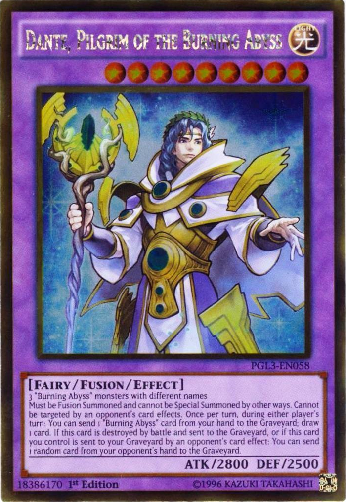 Dante, Pilgrim of the Burning Abyss [PGL3-EN058] Gold Rare | Good Games Adelaide SA