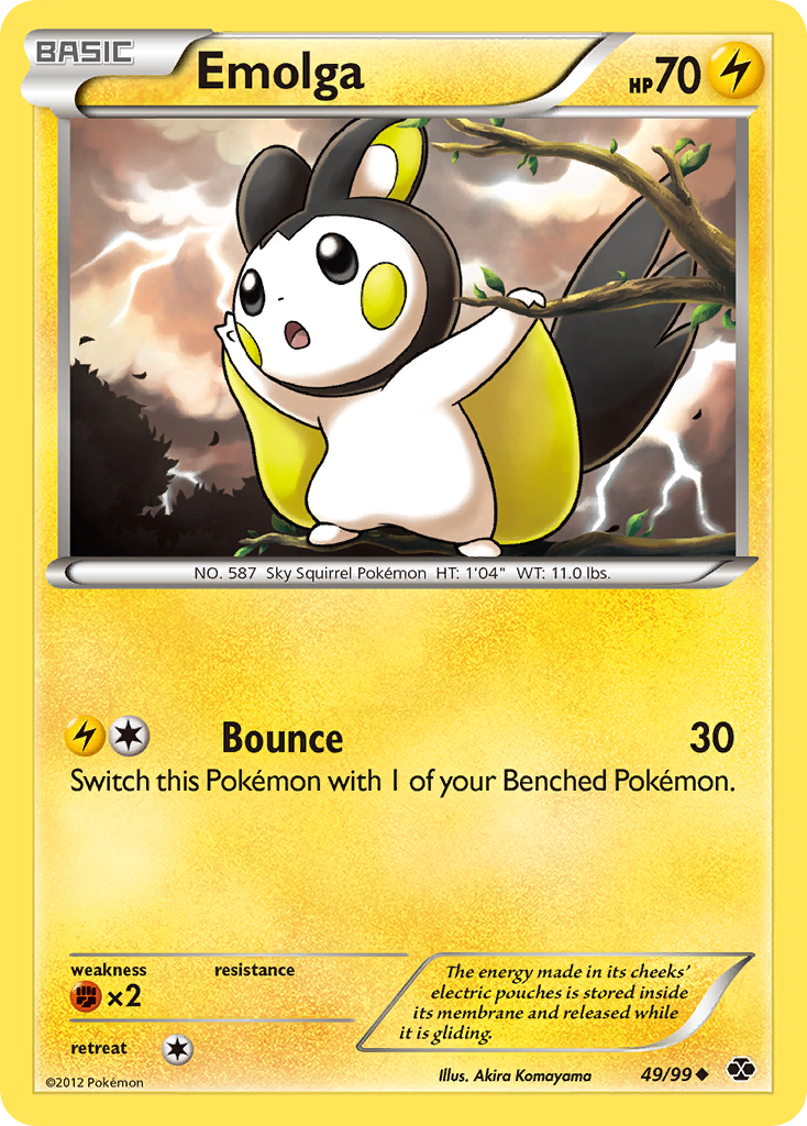 Emolga (49/99) [Black & White: Next Destinies] | Good Games Adelaide SA