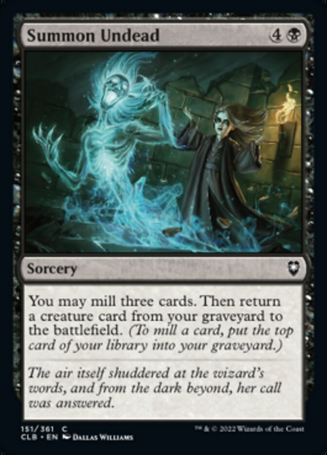 Summon Undead [Commander Legends: Battle for Baldur's Gate] | Good Games Adelaide SA