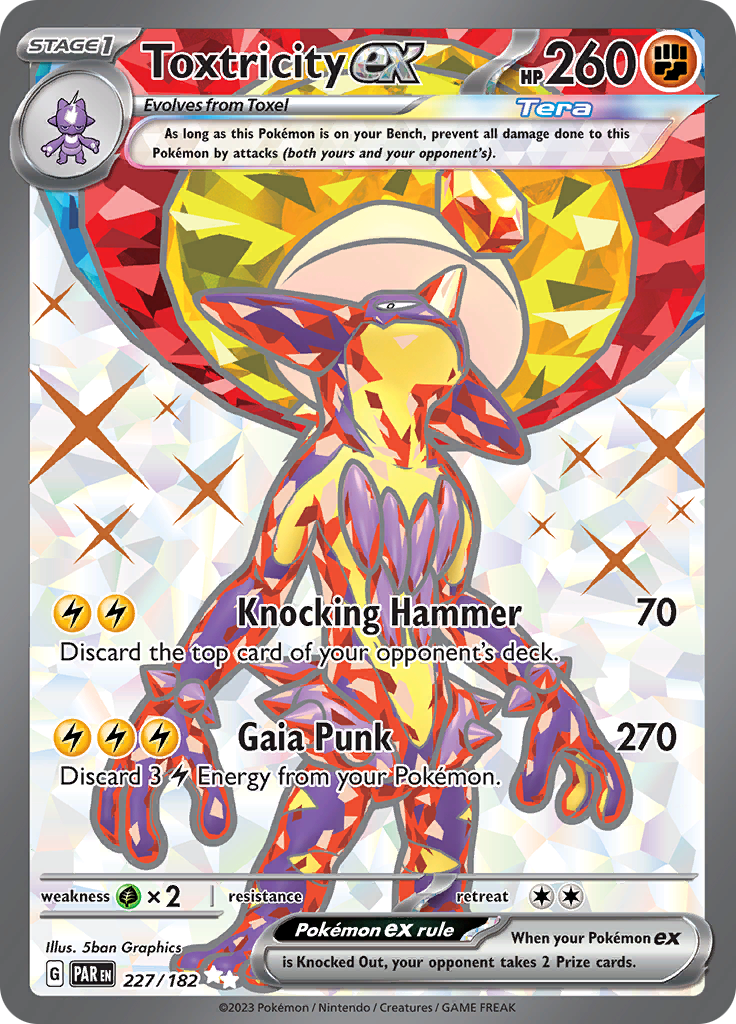 Toxtricity ex (227/182) [Scarlet & Violet: Paradox Rift] | Good Games Adelaide SA