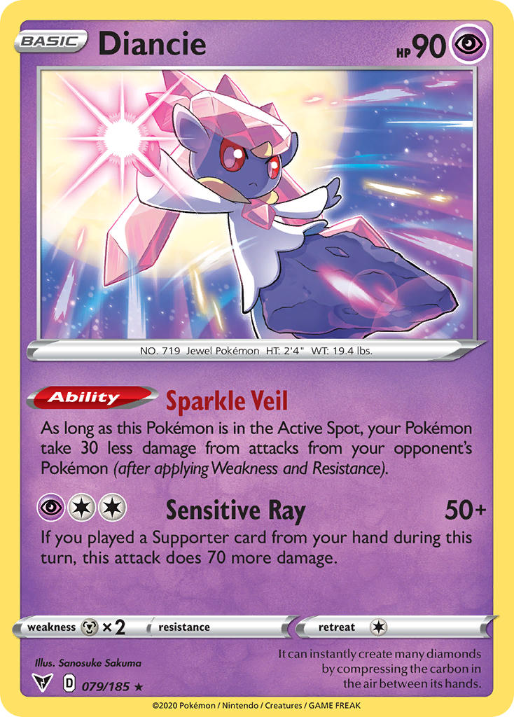 Diancie (079/185) [Sword & Shield: Vivid Voltage] | Good Games Adelaide SA