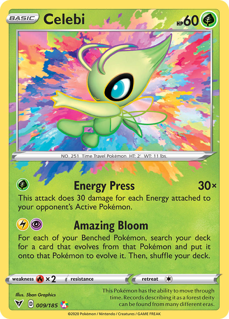 Celebi (009/185) [Sword & Shield: Vivid Voltage] | Good Games Adelaide SA