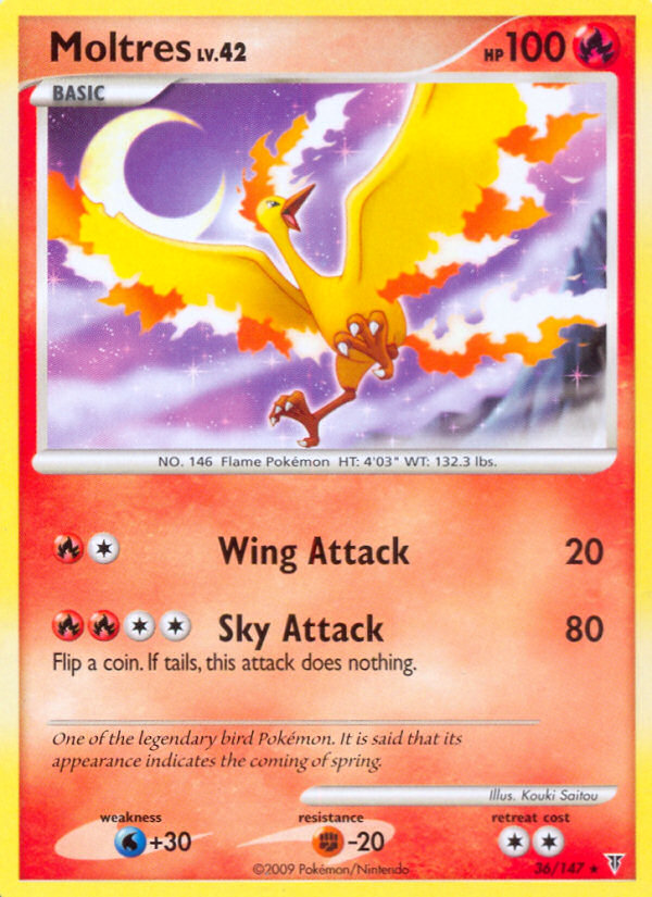 Moltres (36/147) [Platinum: Supreme Victors] | Good Games Adelaide SA