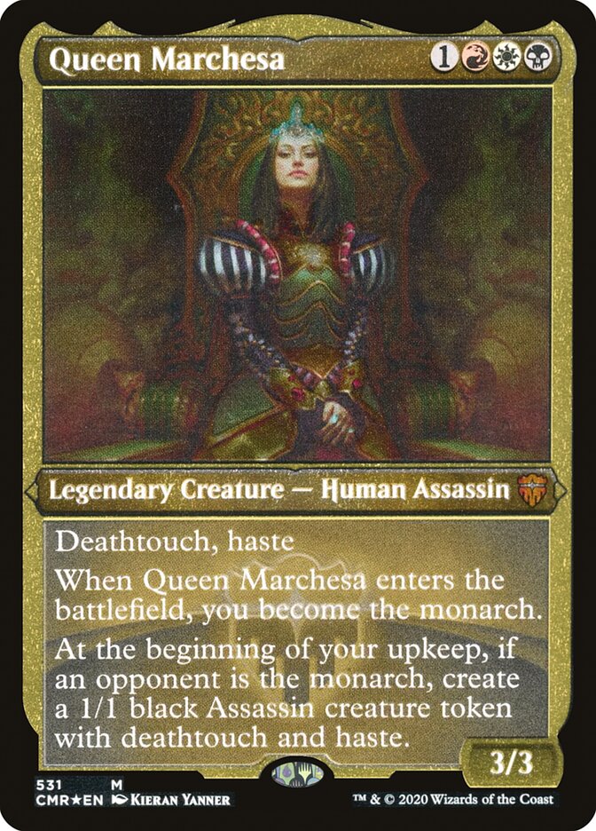 Queen Marchesa (Foil Etched) [Commander Legends] | Good Games Adelaide SA