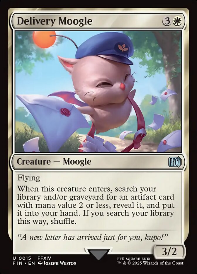 Delivery Moogle 15 (FINAL FANTASY)  - Foil | Good Games Adelaide SA