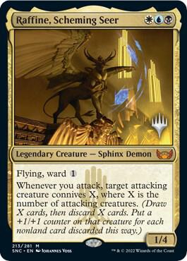 Raffine Scheming Seer 213 (Promo Pack: Streets of New Capenna)  - Foil | Good Games Adelaide SA