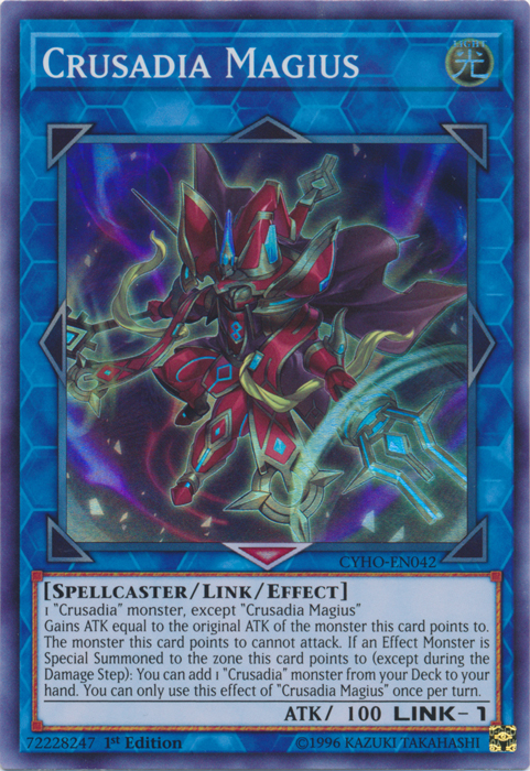Crusadia Magius [CYHO-EN042] Super Rare | Good Games Adelaide SA
