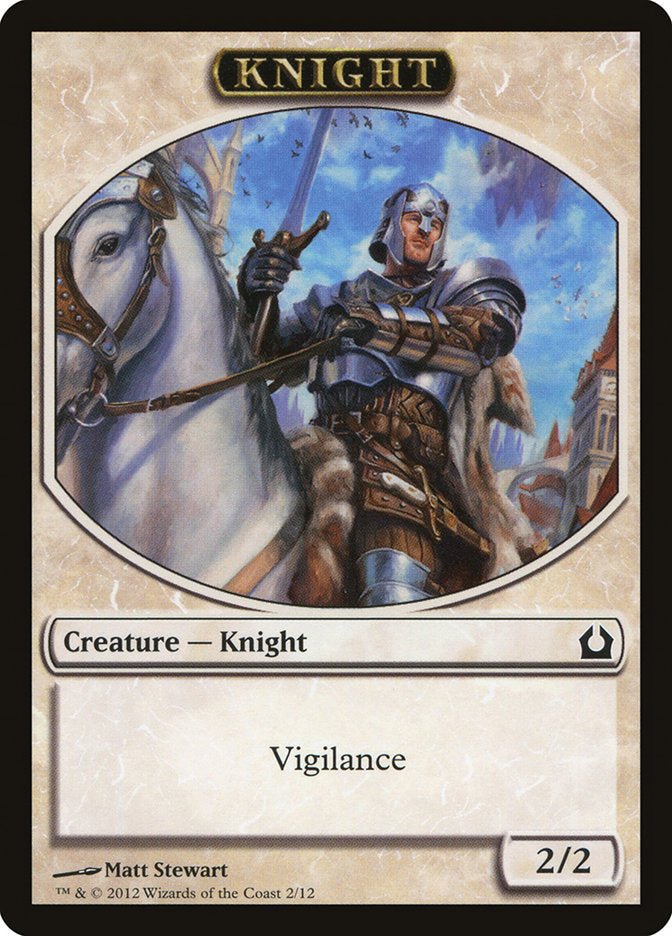 Knight Token [Return to Ravnica Tokens] | Good Games Adelaide SA
