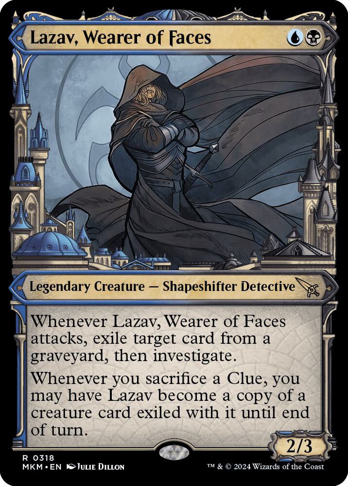 Lazav, Wearer of Faces 318 (Murders at Karlov Manor)  - Foil | Good Games Adelaide SA