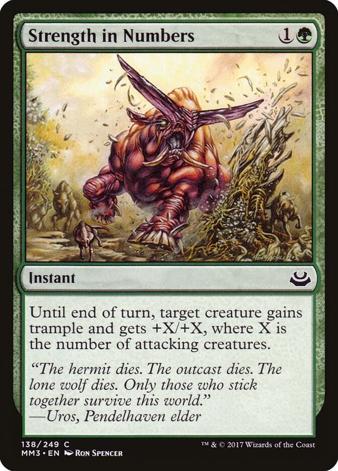Strength in Numbers 138 (Modern Masters 2017)  - Foil | Good Games Adelaide SA
