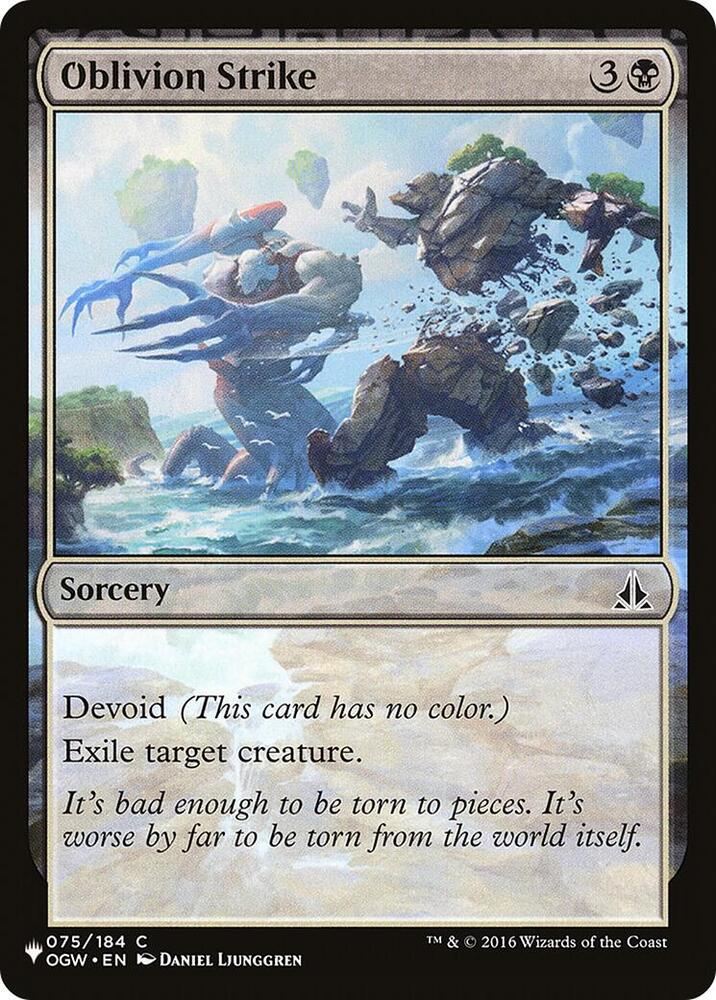 Oblivion Strike 075/184 (The List Reprints)  | Good Games Adelaide SA
