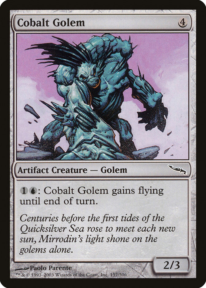 Cobalt Golem 157 (Mirrodin)  - Foil | Good Games Adelaide SA