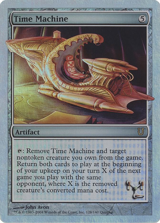 Time Machine 128 (Unhinged)  - Foil | Good Games Adelaide SA