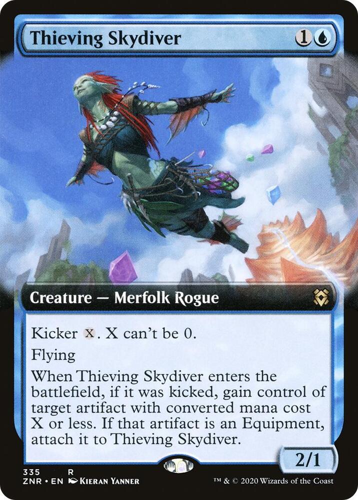 Thieving Skydiver 335/280 (Zendikar Rising)  | Good Games Adelaide SA
