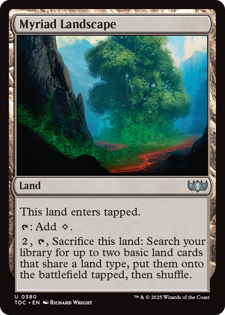 Myriad Landscape [Tarkir: Dragonstorm Commander] | Good Games Adelaide SA