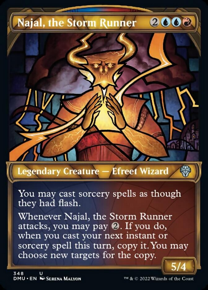 Najal, the Storm Runner (Showcase Textured) [Dominaria United] | Good Games Adelaide SA