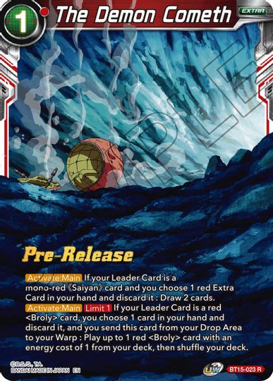 The Demon Cometh (BT15-023) [Saiyan Showdown Prerelease Promos] | Good Games Adelaide SA