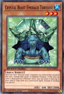 Crystal Beast Emerald Tortoise [SGX1-ENF05] Common | Good Games Adelaide SA