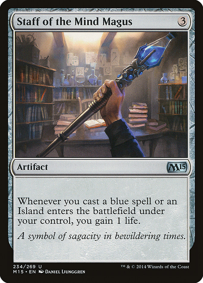 Staff of the Mind Magus 234 (Magic 2015 (M15))  - Foil | Good Games Adelaide SA