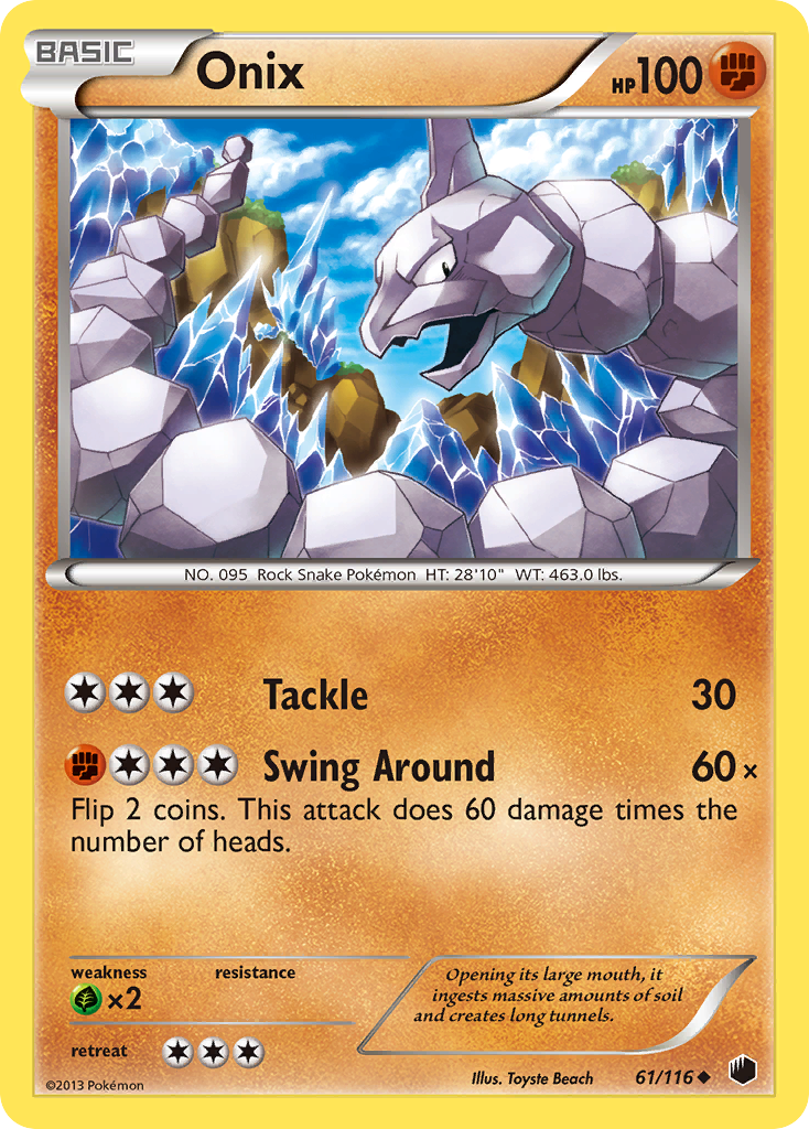 Onix (61/116) [Black & White: Plasma Freeze] | Good Games Adelaide SA