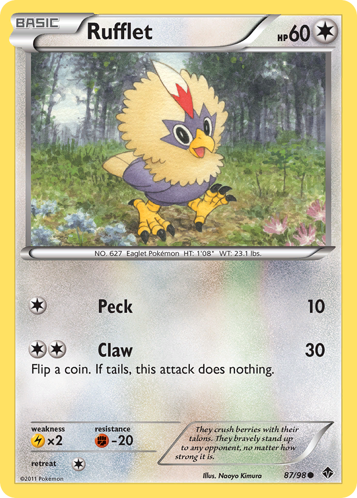 Rufflet (87/98) [Black & White: Emerging Powers] | Good Games Adelaide SA