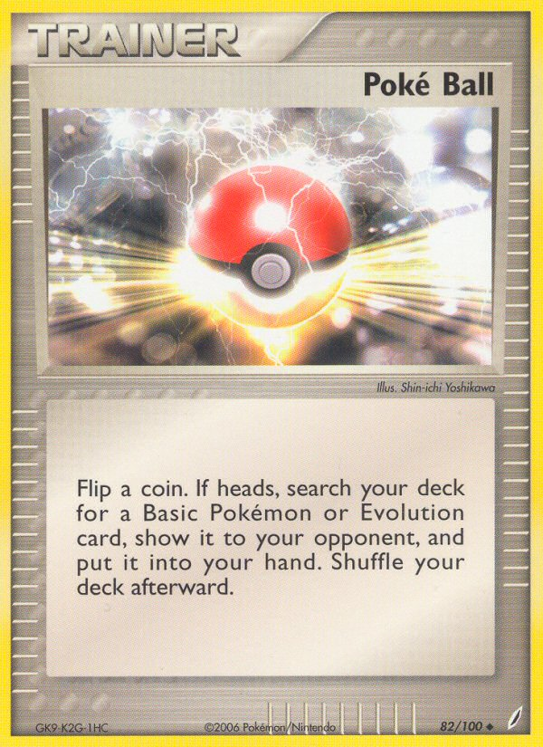 Poke Ball (82/100) [EX: Crystal Guardians] | Good Games Adelaide SA