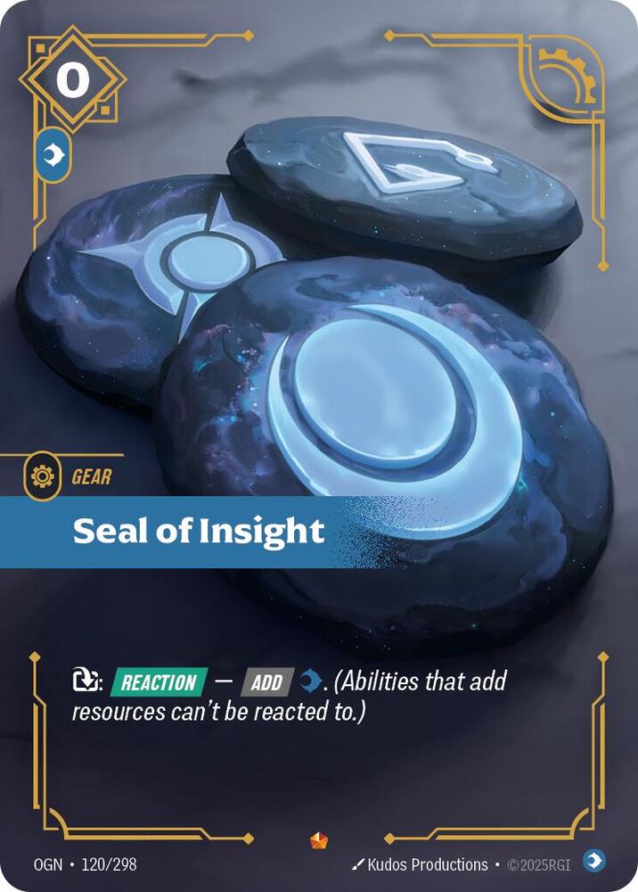 Seal of Insight 120/298 (Origins)  - Foil | Good Games Adelaide SA