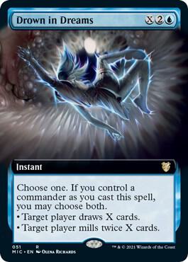 Drown in Dreams Extended Art 51 (Commander: Innistrad: Midnight Hunt)  | Good Games Adelaide SA