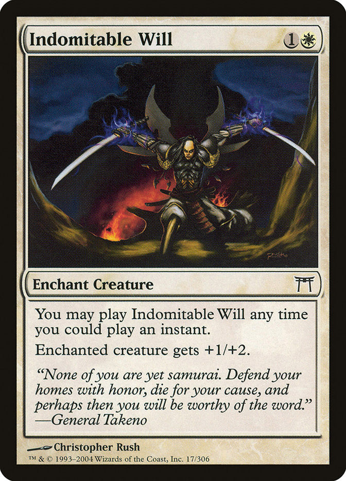 Indomitable Will [Champions of Kamigawa] | Good Games Adelaide SA