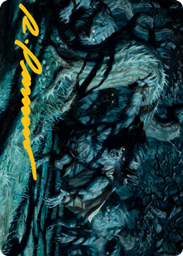 Unnatural Moonrise Art Card (Gold-Stamped Signature) [Innistrad: Midnight Hunt Art Series] | Good Games Adelaide SA