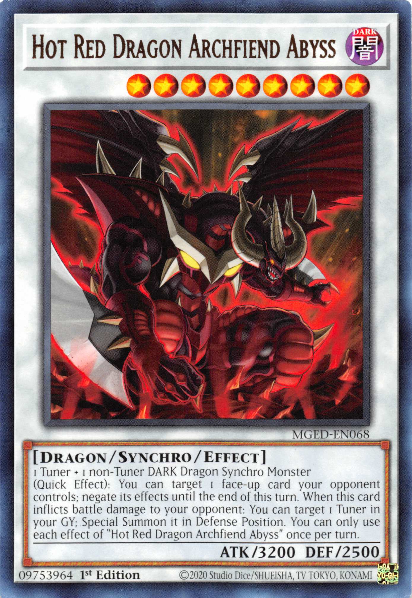 Hot Red Dragon Archfiend Abyss [MGED-EN068] Rare | Good Games Adelaide SA