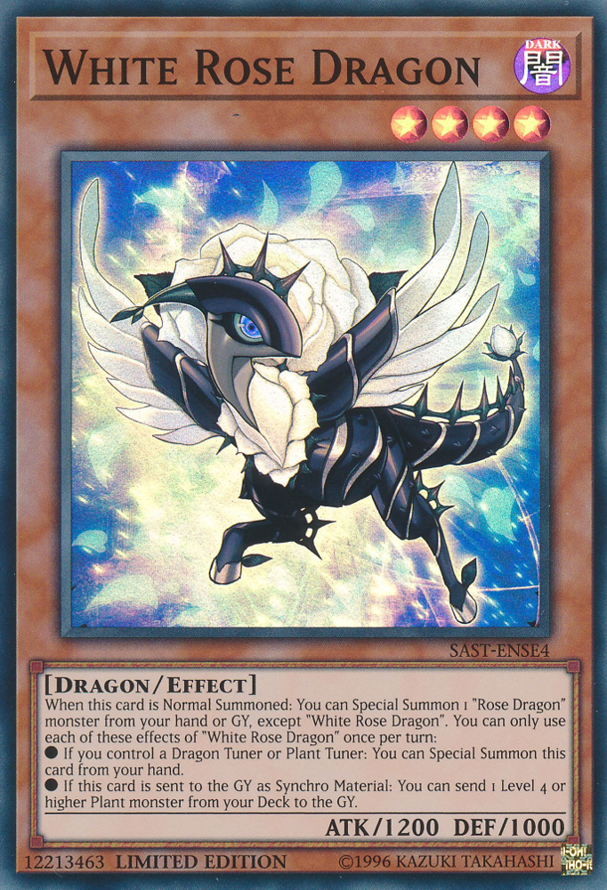White Rose Dragon [SAST-ENSE4] Super Rare | Good Games Adelaide SA