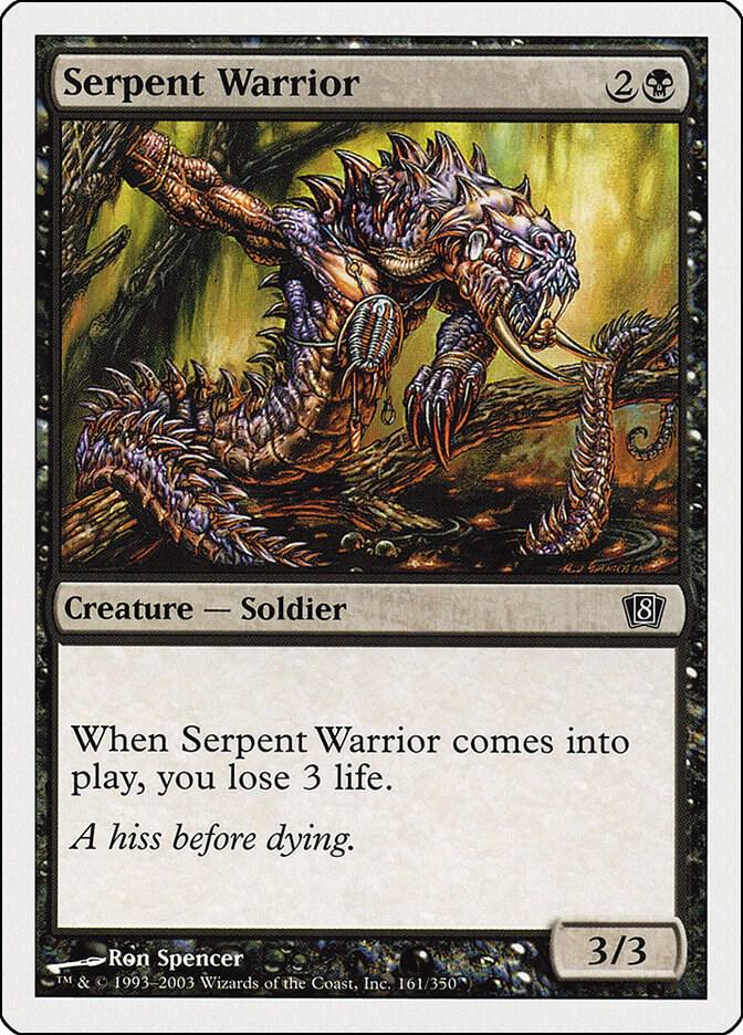 Serpent Warrior 161 (8th Edition)  - Foil | Good Games Adelaide SA