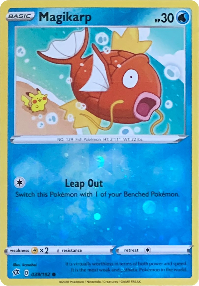Magikarp (039/192) (Reverse Cosmos Holo) [Sword & Shield: Rebel Clash] | Good Games Adelaide SA