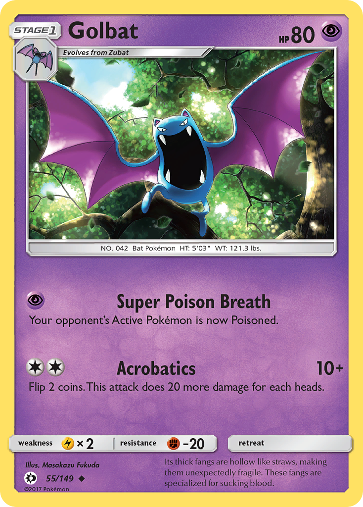 Golbat (55/149) [Sun & Moon: Base Set] | Good Games Adelaide SA