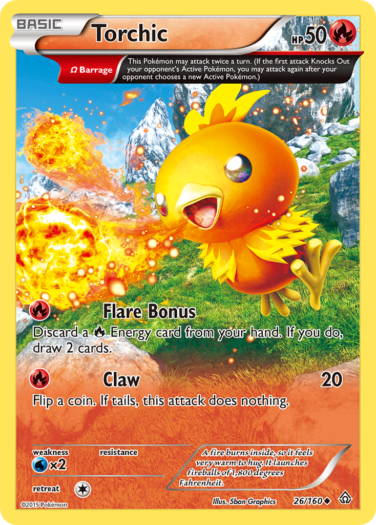 Torchic (26/160) [XY: Primal Clash] | Good Games Adelaide SA