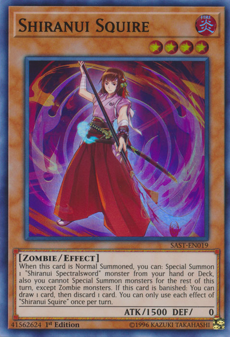 Shiranui Squire [SAST-EN019] Super Rare | Good Games Adelaide SA
