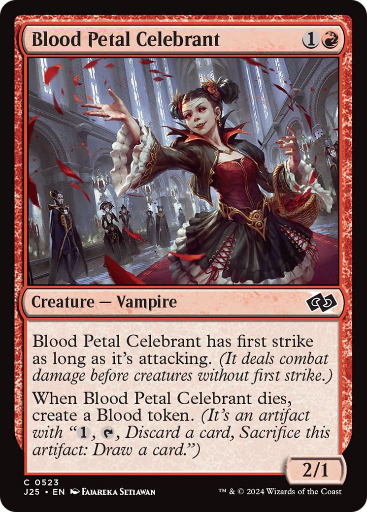 Blood Petal Celebrant [Foundations Jumpstart] | Good Games Adelaide SA