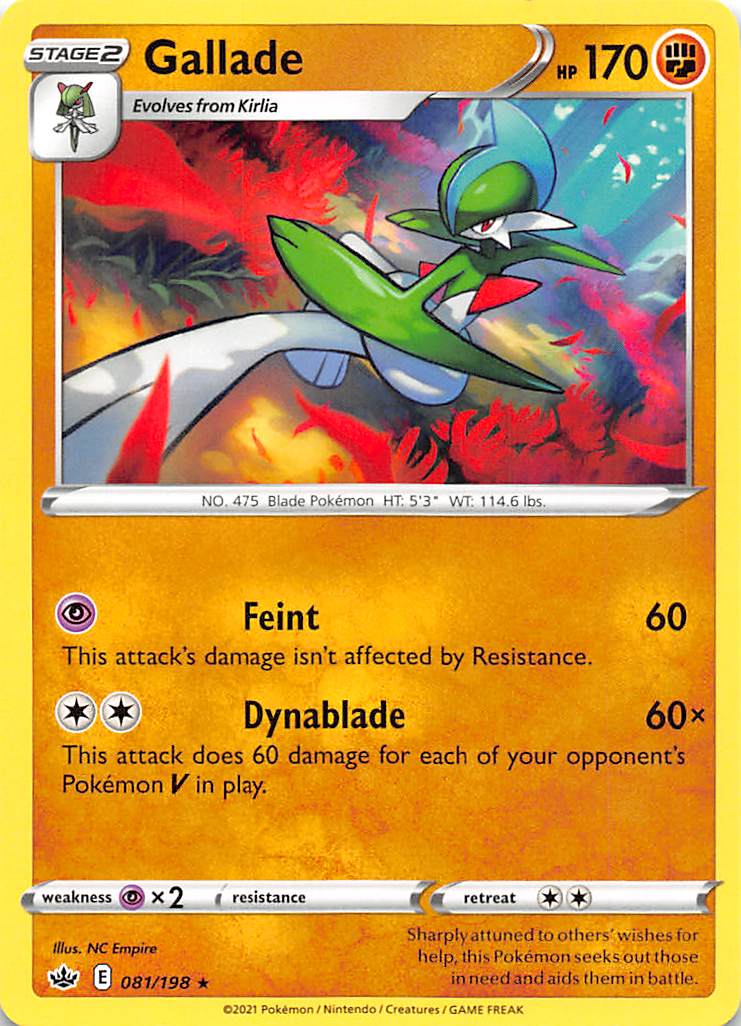 Gallade (081/198) [Sword & Shield: Chilling Reign] | Good Games Adelaide SA