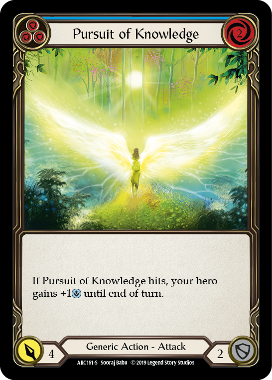 Pursuit of Knowledge [ARC161-S] 1st Edition Rainbow Foil | Good Games Adelaide SA