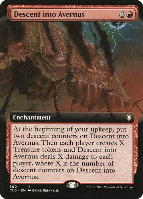 Descent into Avernus Extended Art 580 (Commander Legends: Battle for Baldur's Gate)  - Foil | Good Games Adelaide SA