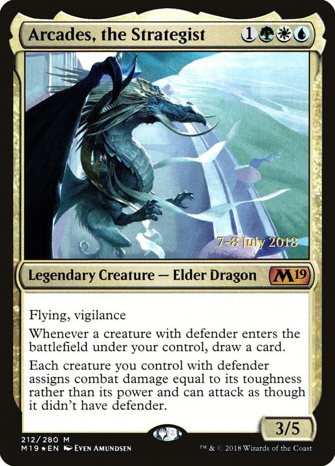Arcades, the Strategist 212 (Prerelease Cards)  - PreRelease Foil | Good Games Adelaide SA
