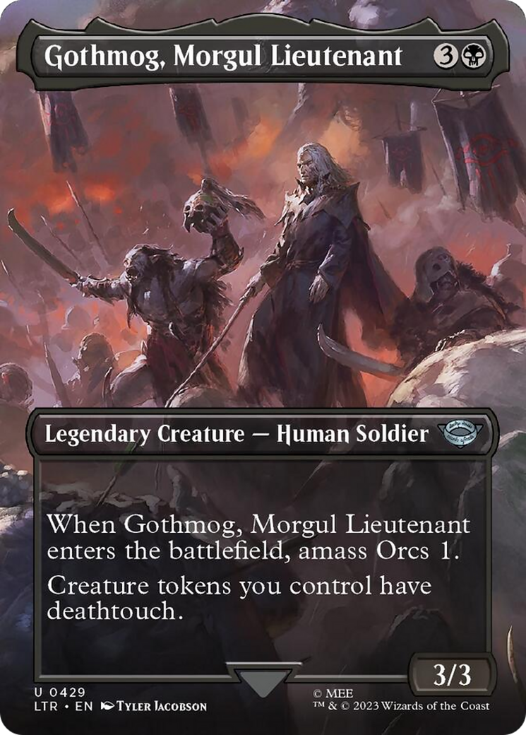 Gothmog, Morgul Lieutenant (Borderless Alternate Art) [The Lord of the Rings: Tales of Middle-Earth] | Good Games Adelaide SA