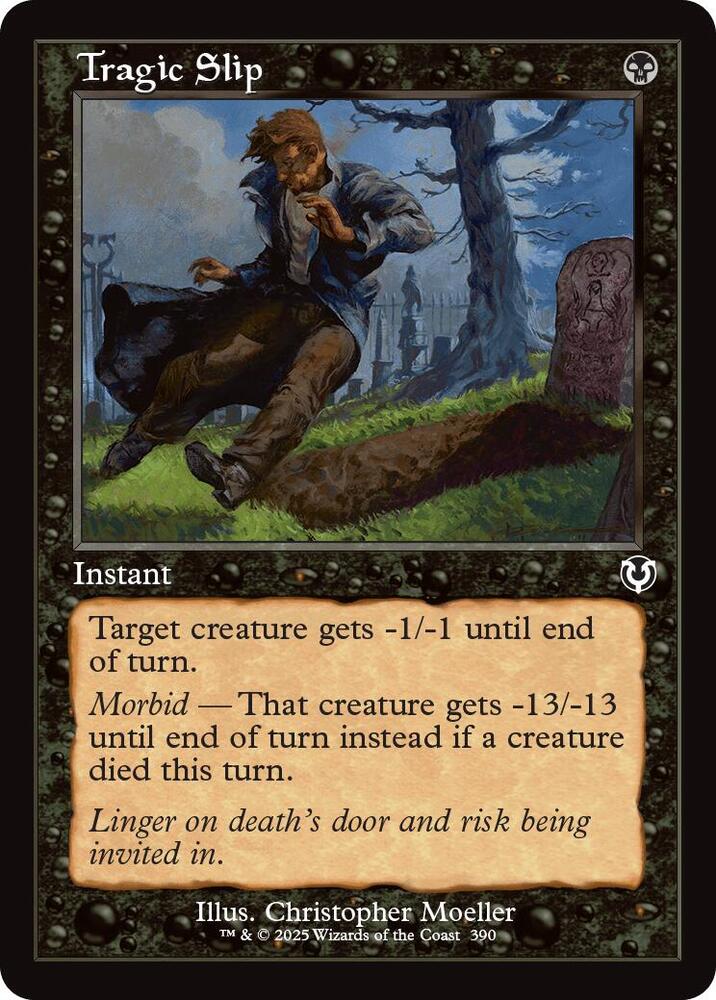 Tragic Slip 390 (Innistrad Remastered)  - Foil | Good Games Adelaide SA