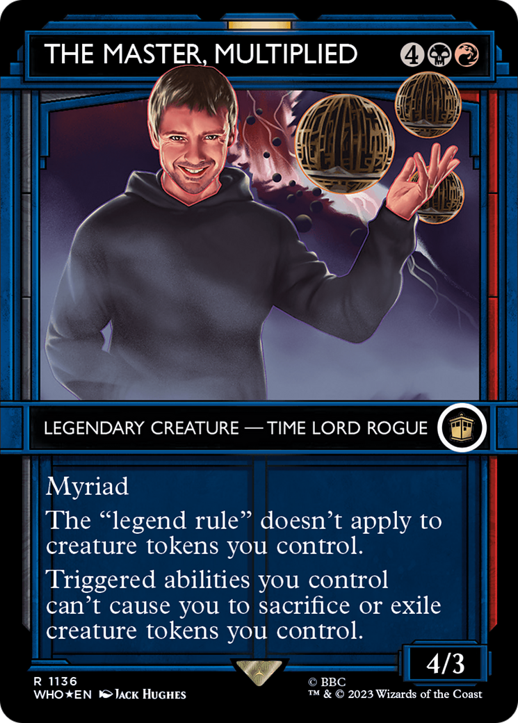 The Master, Multiplied (Showcase) (Surge Foil) [Doctor Who] | Good Games Adelaide SA