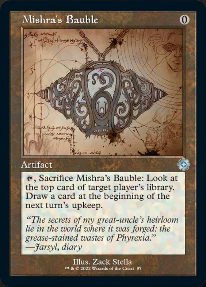Mishra's Bauble (Retro Schematic) [The Brothers' War Retro Artifacts] | Good Games Adelaide SA