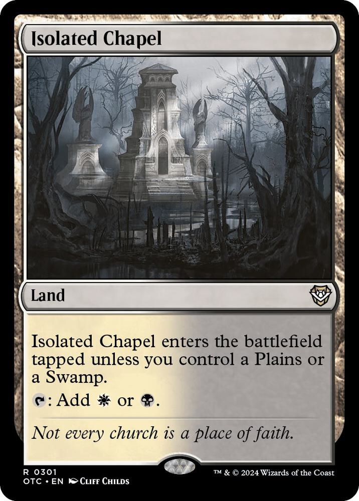 Isolated Chapel 301 (Commander: Outlaws of Thunder Junction)  | Good Games Adelaide SA